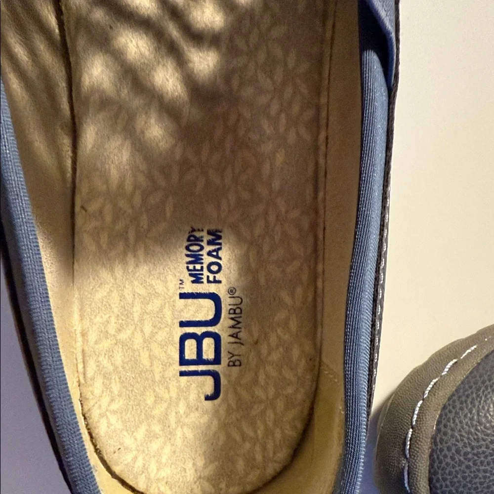 JBU Perforated Navy Slip-On Loafers - Picture 7 of 8